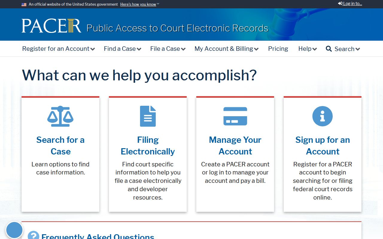 Ottawa County federal warrant records PACER search interface